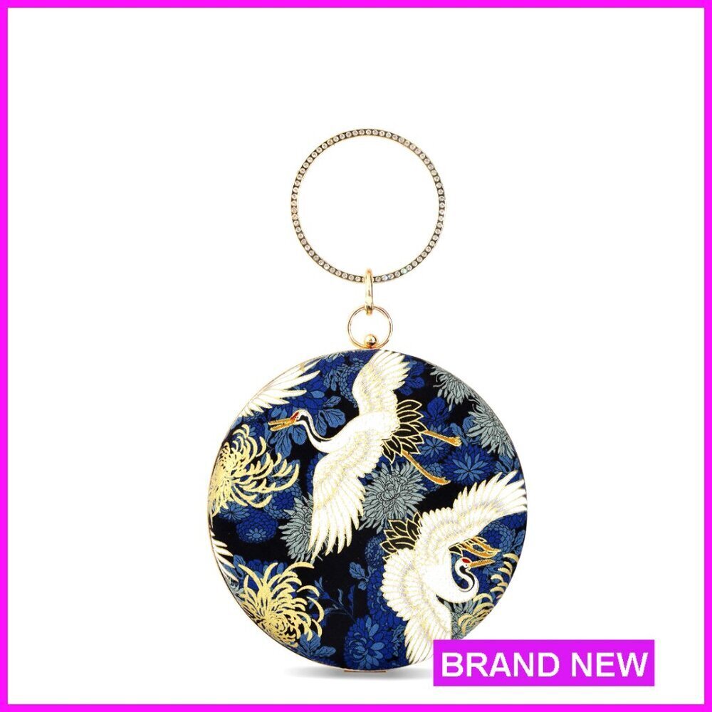 Evening Clutch Bag Elegant Party Wedding Purse Detachable Shoulder Strap